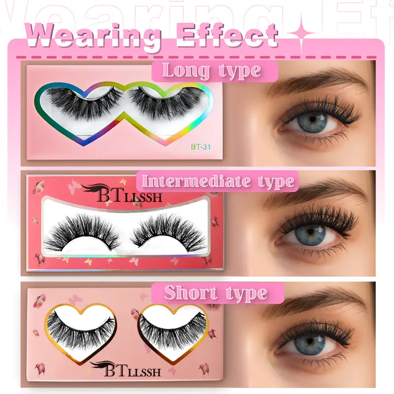 Faux Minx Lash Strips (3 Pairs)