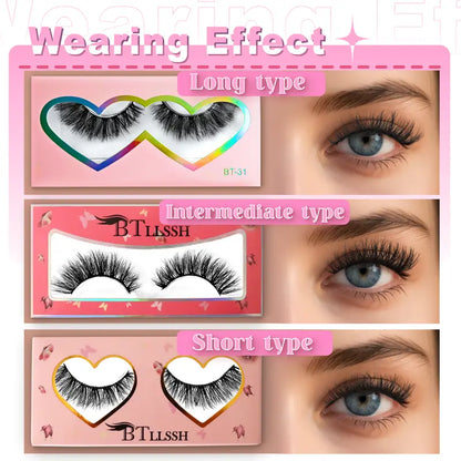 Faux Minx Lash Strips (3 Pairs)