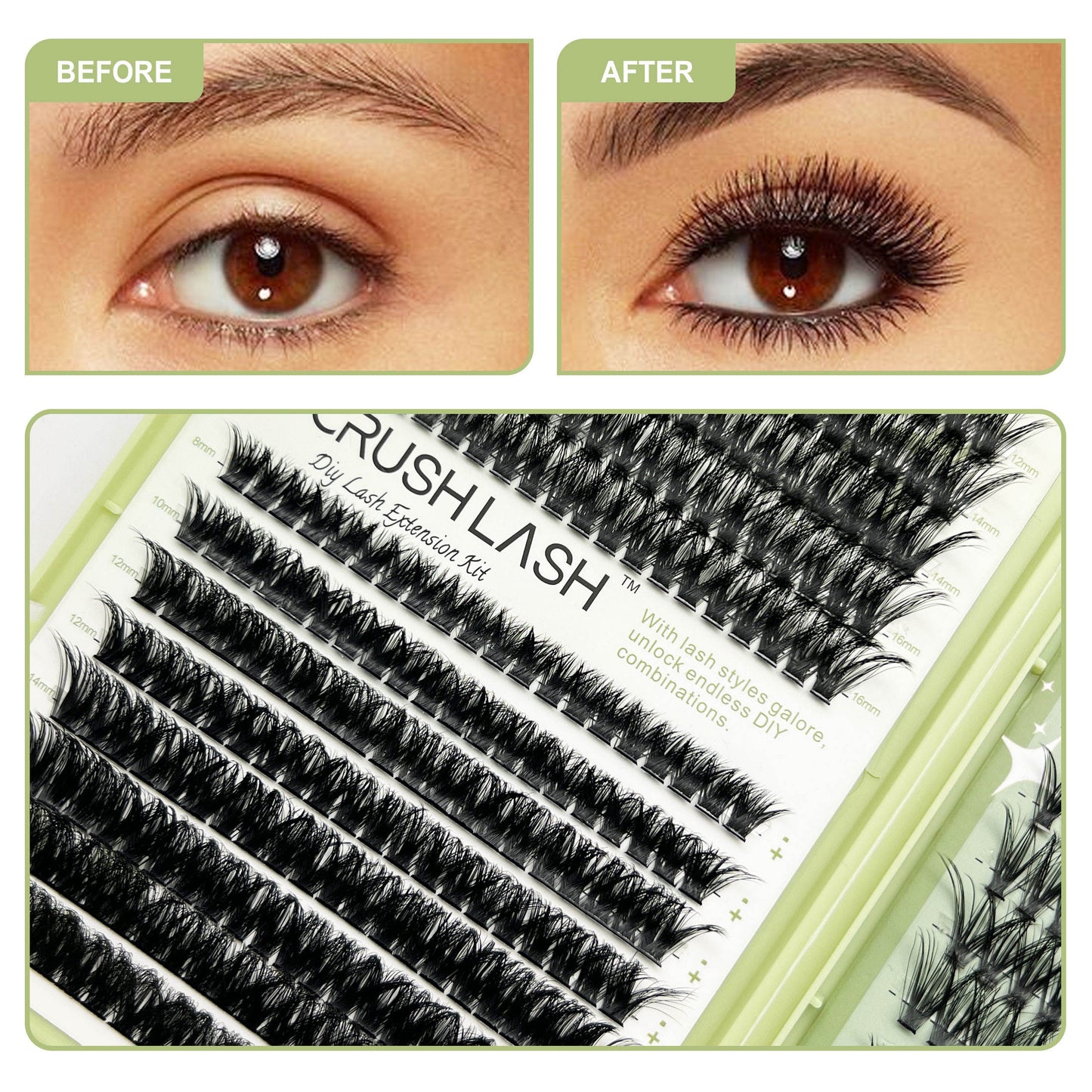 Pocketbook Lash Clusters