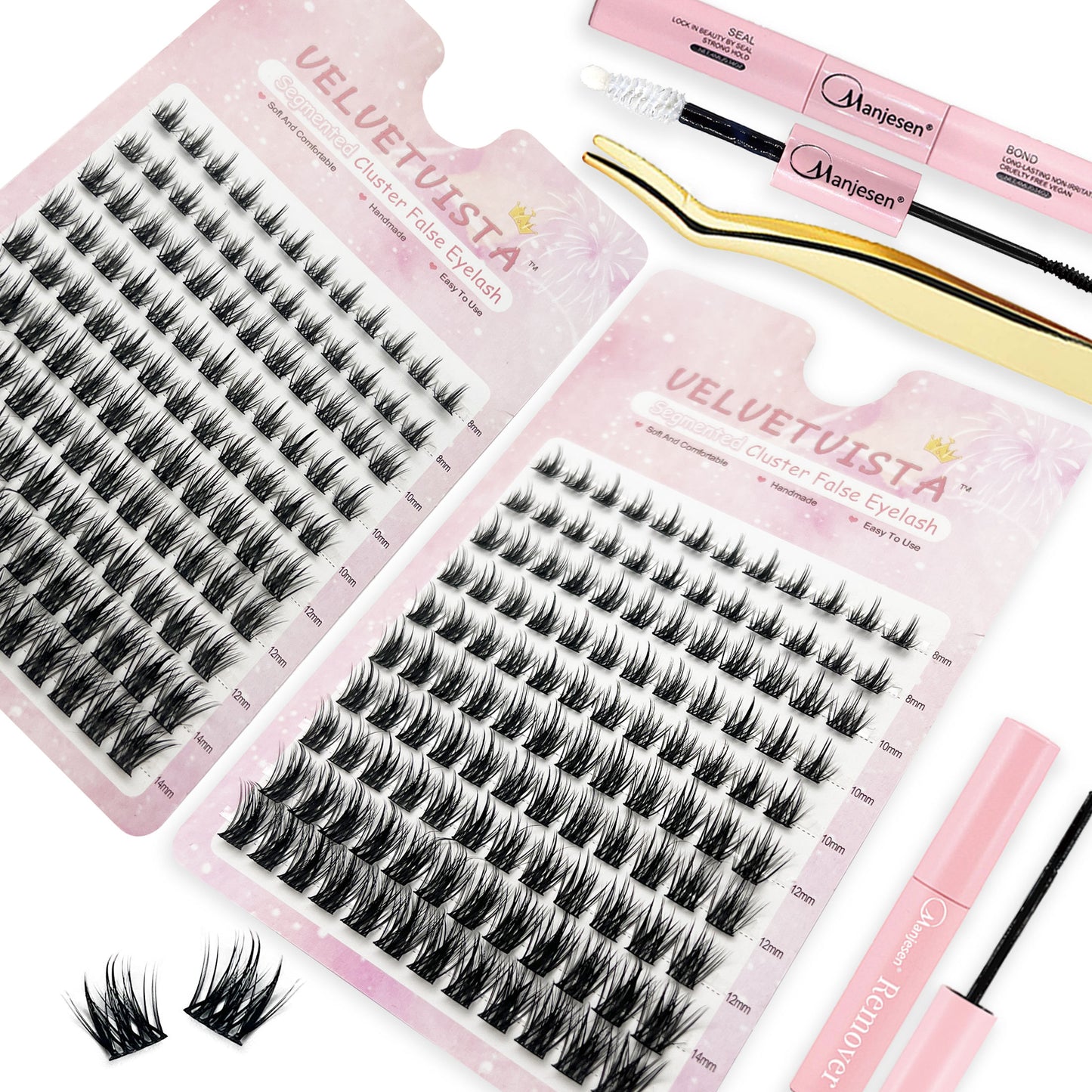 Natural Lash Clusters Tray