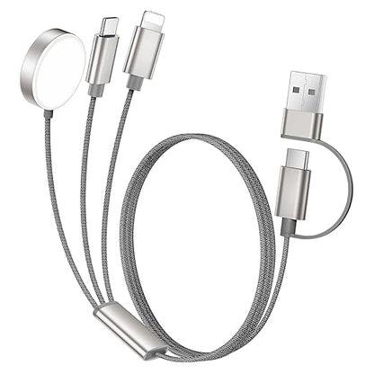 Tri-USB-cable (Lightning / Type-C / Apple Watch)